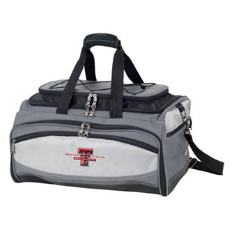 Texas Tech Red Raiders 6 pc Charcoal Grill & Cooler Set