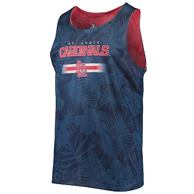 Men's FOCO Red St. Louis Cardinals Floral Reversible Mesh Tank Top
