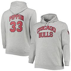 売れ筋商品|||ファナティクス パーカー・スウェットシャツ アウター レディース Men's Heather Gray Chicago Bulls Big and Tall Wordmark Pullover Hoodie Heather Gray mens-heather-gray-chicago-