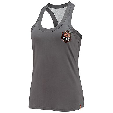 Women's The Wild Collective Gray Houston Dynamo FC Athleisure Tank Top