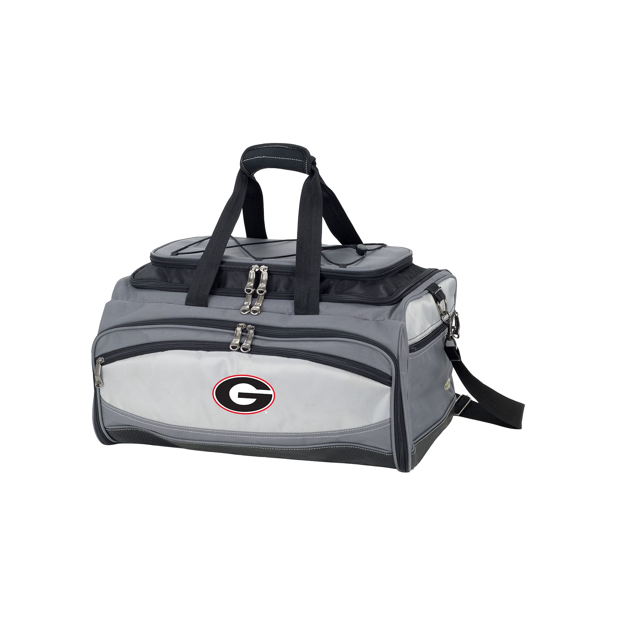 Georgia Bulldogs 6-pc. Charcoal Grill & Cooler Set, Grey