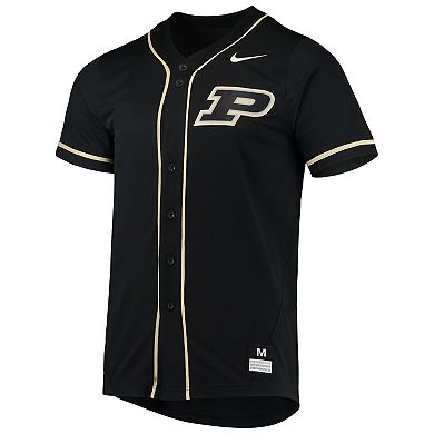 Men's Nike Black Purdue Boilermakers Replica Baseball Jersey