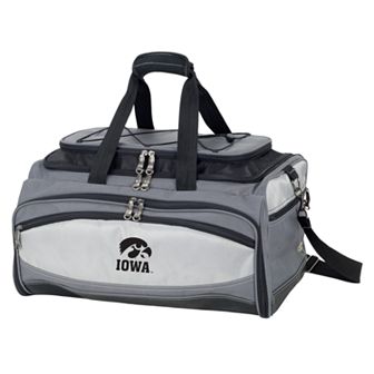 Iowa Hawkeyes 6 pc Charcoal Grill & Cooler Set