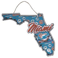 Miami Dolphins 24 Wrought Iron Wall Art