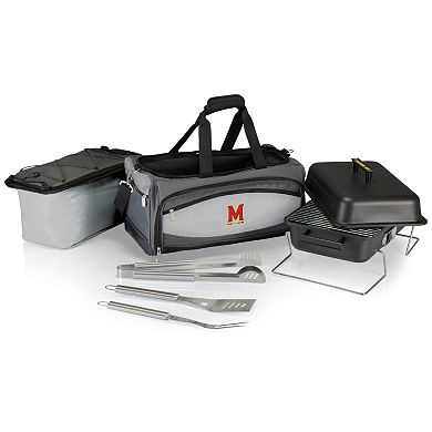 Maryland Terrapins 6-pc. Charcoal Grill & Cooler Set