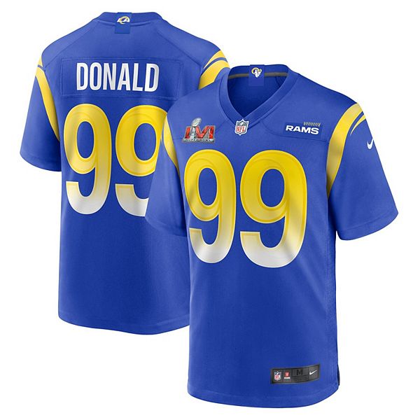 Men's Nike Royal Los Angeles Rams Super Bowl LVI Game Custom Jersey