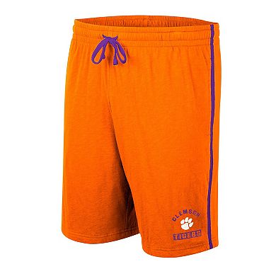 Men's Colosseum Orange Clemson Tigers Thunder Slub Shorts