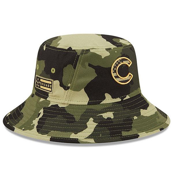 Chicago Cubs 9FIFTY New Era 2022 Armed Forces Day Camo Snapback Hat