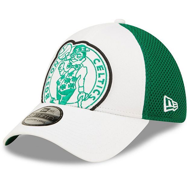 Boston Celtics New Era 39Thirty Tip Off Green Flex Fit Fitted Era Hat Cap  M/L