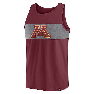Men's Fanatics Maroon Minnesota Golden Gophers Perfect Changeover Tank Top