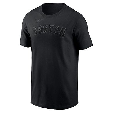Men's Nike David Ortiz Black Boston Red Sox Name & Number T-Shirt