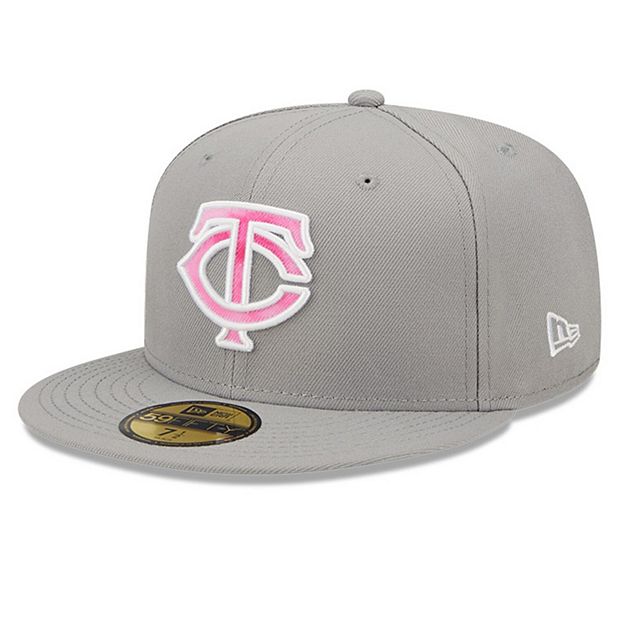 Minnesota Twins New Era 2023 Mother's Day Side Patch 59FIFTY Fitted Hat, 8 / Gray