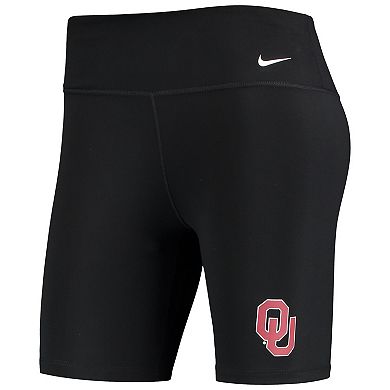 Women's Nike Black Oklahoma Sooners Biker Performance Shorts