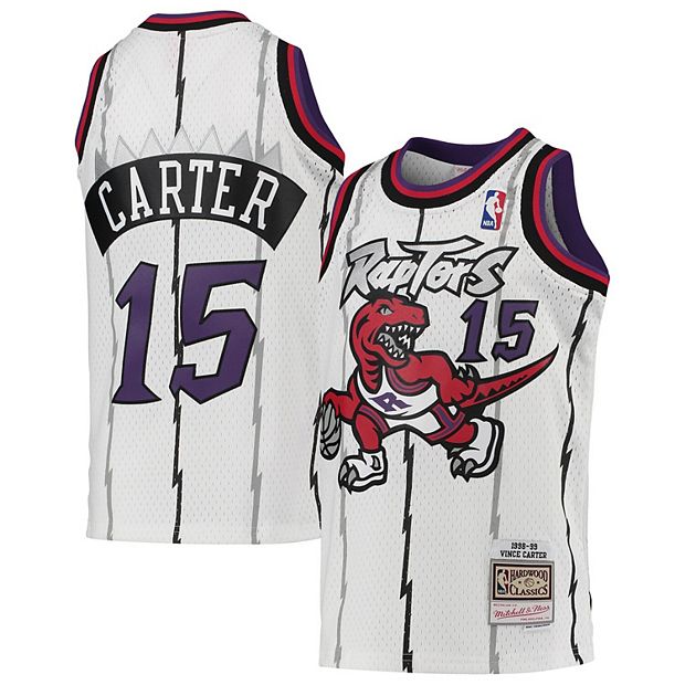 Infant Mitchell & Ness Vince Carter White Toronto Raptors 1998-99