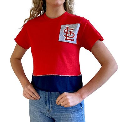 Women's Refried Apparel Red St. Louis Cardinals Cropped T-Shirt