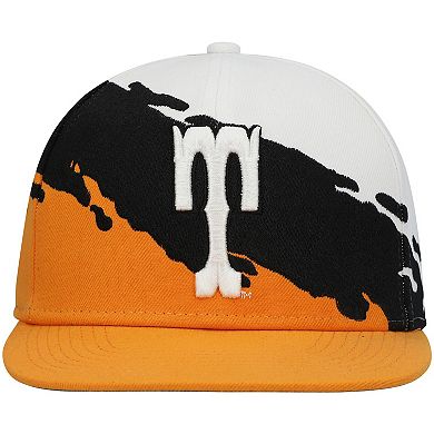 Men's Mitchell & Ness Tennessee Orange/White Tennessee Volunteers Paintbrush Snapback Hat