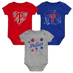 Mlb Philadelphia Phillies Infant Girls' 3pk Bodysuits : Target