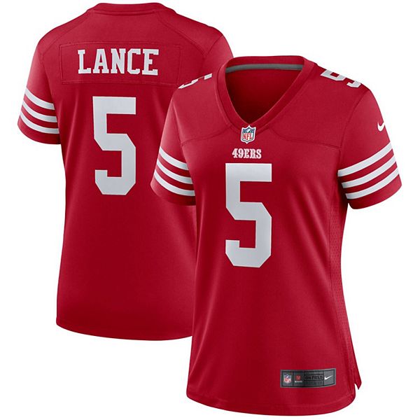 Nike Toddler Nike Trey Lance Scarlet San Francisco 49ers Game Jersey