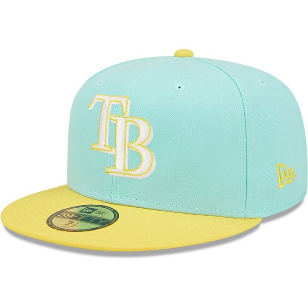 Men's New Era Turquoise/Yellow Tampa Bay Rays Spring Color Pack