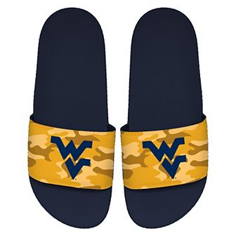Youth ISlide West Virginia Mountaineers Camo Motto Slide Sandals