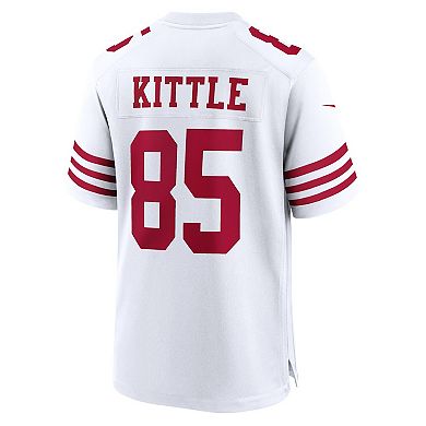 Men's Nike George Kittle White San Francisco 49ers Player Game Jersey