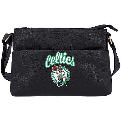 Women's FOCO Boston Celtics Logo Script Crossbody Handbag