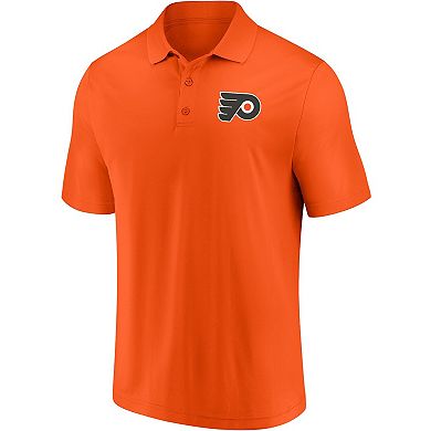 Men's Fanatics Branded Orange Philadelphia Flyers Winning Streak Polo