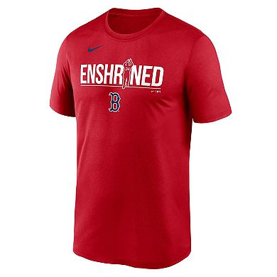Men's Nike David Ortiz Red Boston Red Sox Legend Enshrined Performance T-Shirt
