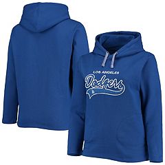 Women's Starter Royal/Gray Los Angeles Dodgers Baseline Raglan Pullover Sweatshirt Size: Small