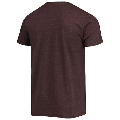 Men's Homage Brown San Diego Padres Hand Drawn Logo Tri-Blend T-Shirt