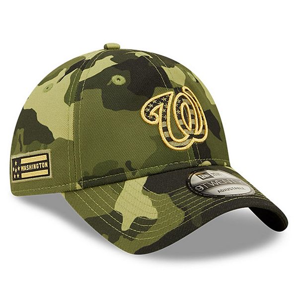 Men's New Era Camo Washington Nationals 2022 Armed Forces Day 9TWENTY ...