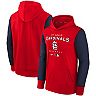 Youth Nike Red St. Louis Cardinals Authentic Collection Therma Performance Pullover Hoodie