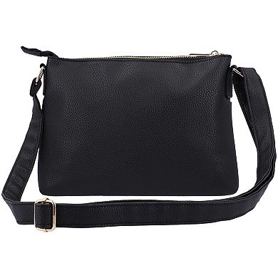 Women's FOCO Brooklyn Nets Logo Script Crossbody Handbag