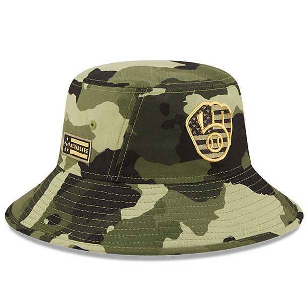 Milwaukee Brewers Camouflage Armed Forces Day 9FIFTY Adjustable Cap