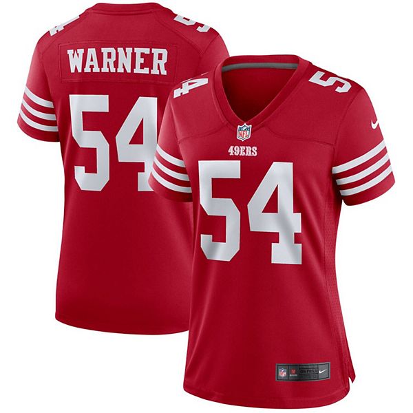 Nike Women's Nike Fred Warner Scarlet San Francisco 49ers Player Jersey