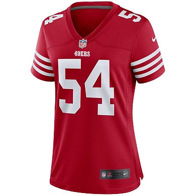 Women's Nike Fred Warner Scarlet San Francisco 49ers Player Jersey