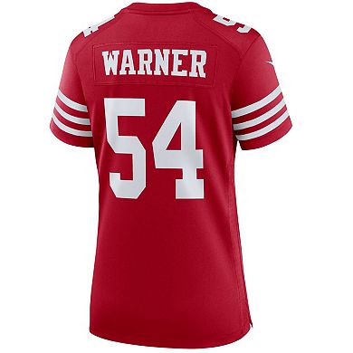 Women's Nike Fred Warner Scarlet San Francisco 49ers Player Jersey