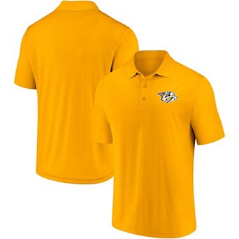 Men's Fanatics Branded Gold Nashville Predators Winning Streak Polo