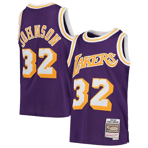 Swingman Jersey Los Angeles Lakers Road 1984-85 Magic Johnson