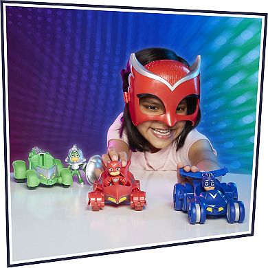 PJ Masks Chrome Crew Pretend Play and Toy Vehicle Set