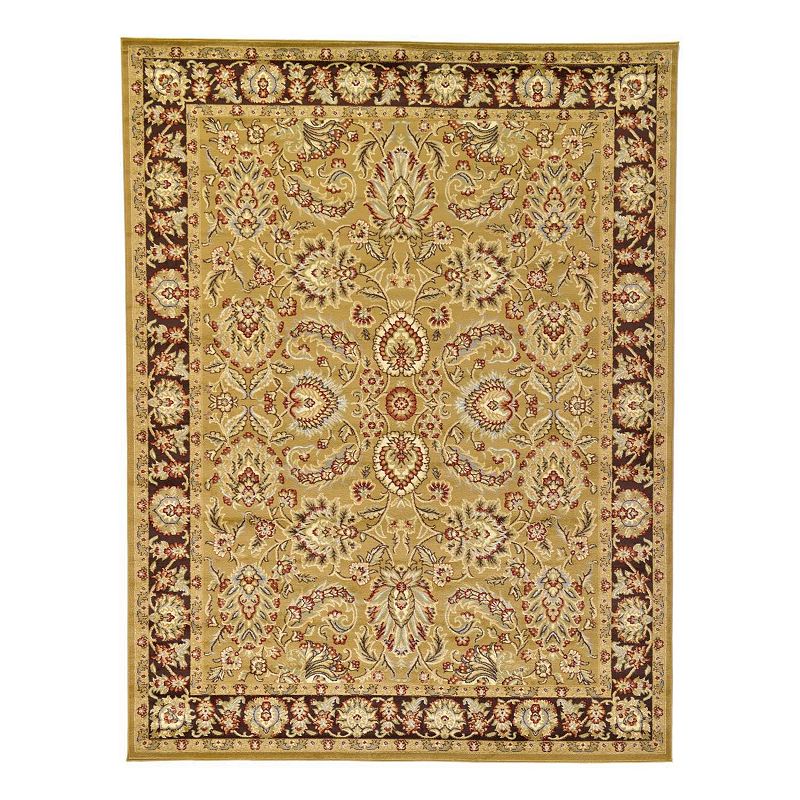 Unique Loom Asheville Voyage Rug, Yellow, 7X10 Ft