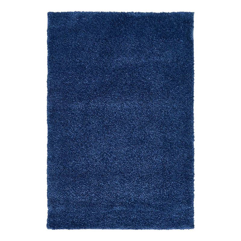 Unique Loom Calabasas Solo Rug, Blue, 8X10FT OVL