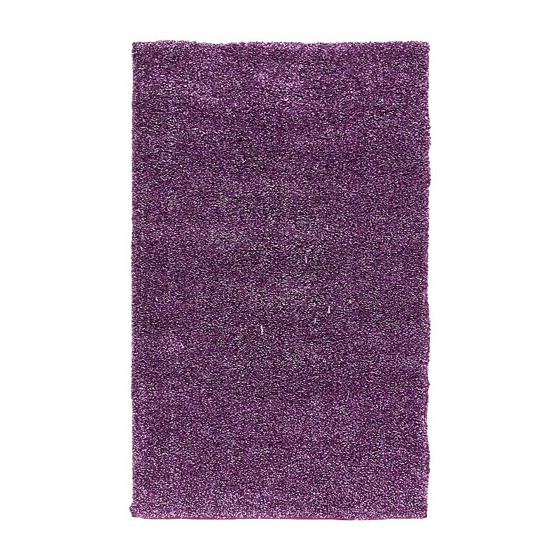 Unique Loom Calabasas Solo Rug, Purple, 10X13 Ft