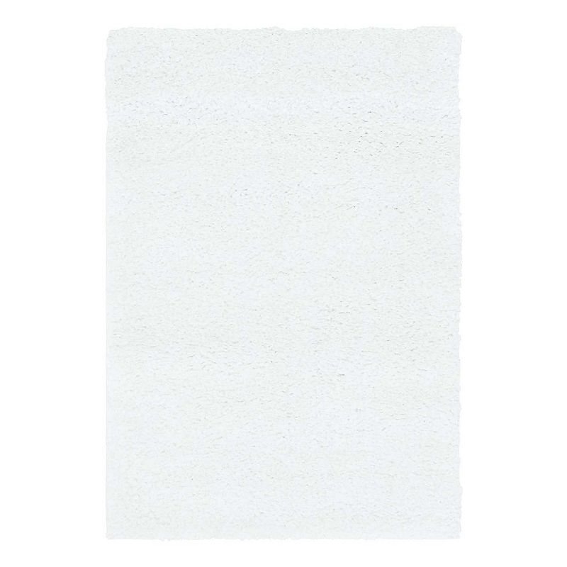 Unique Loom Calabasas Solo Rug, White, 8Ft Sq