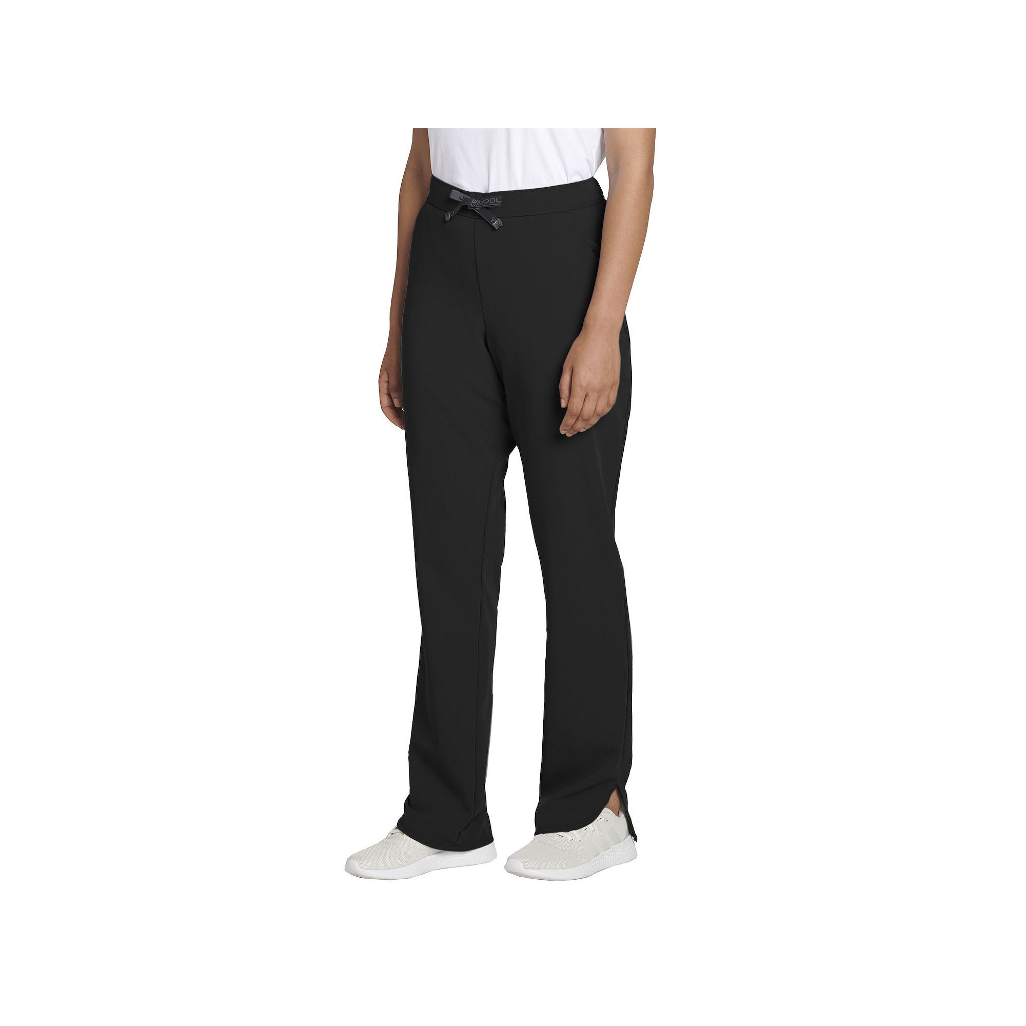 Womens Jockey Scrubs Petal Tulip Tapered Pants 2484, Size: XX Small, Black