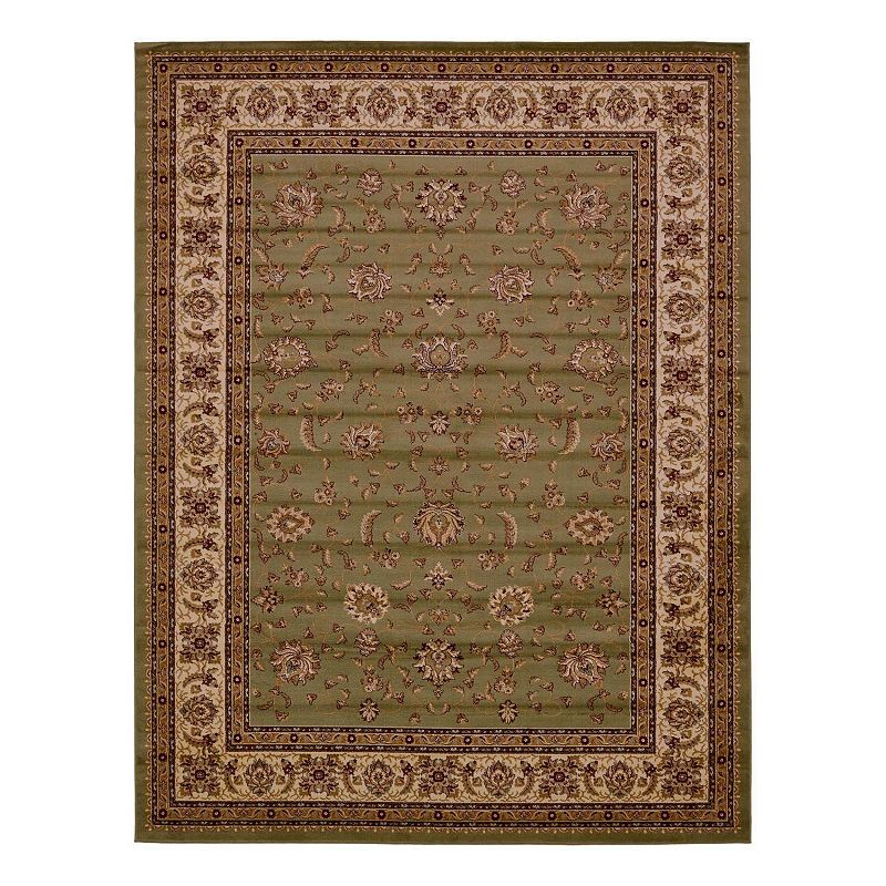 Unique Loom St. Louis Voyage Rug, Green, 10Ft Sq
