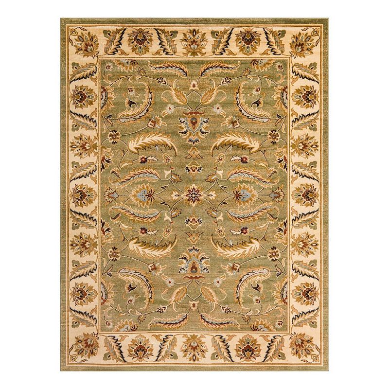 Unique Loom Hickory Voyage Rug, Green, 10Ft Sq
