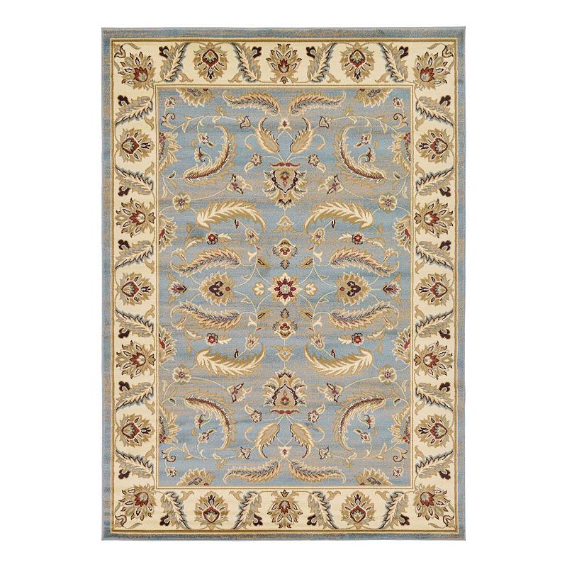 Unique Loom Hickory Voyage Rug, Blue, 10Ft Sq