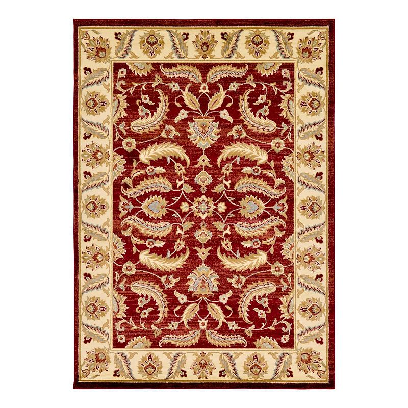 Unique Loom Hickory Voyage Rug, Red, 10Ft Sq