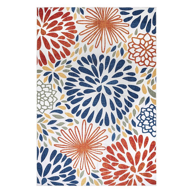 nuLOOM McEwen Bohemian Floral Area Rug, Multicolor, 6X9 Ft